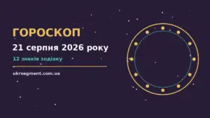 Гороскоп на 21 серпня 2026 року: поради для кожного знака про шанси та застереження